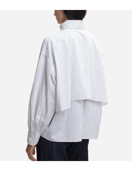 MARGAUX LONNBERG Chemise BIRD Black Stripes