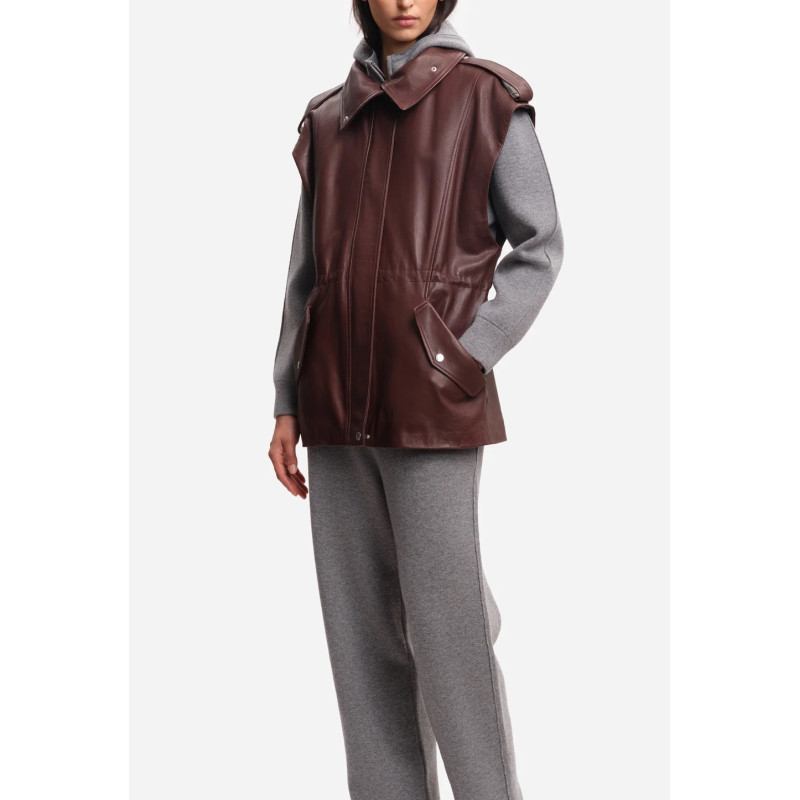 MARGAUX LONNBERG Blouson ASTOR Brown