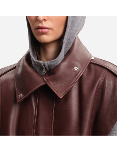 MARGAUX LONNBERG Blouson ASTOR Brown
