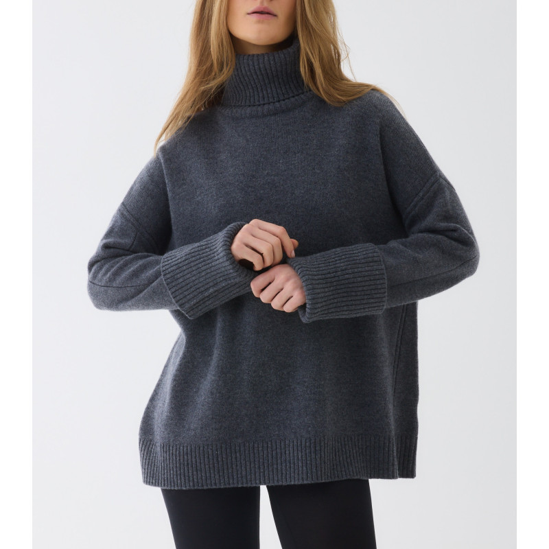 MAJESTIC FILATURES Pull Col roulé Laine Mérinos