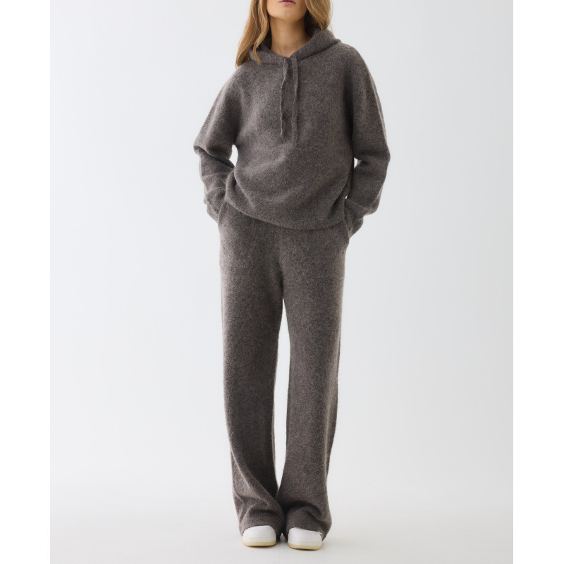 MAJESTIC FILATURES Pull à Capuche en Alpaga