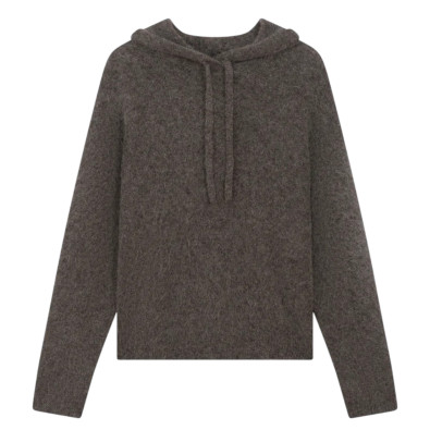MAJESTIC FILATURES Pull à Capuche en Alpaga