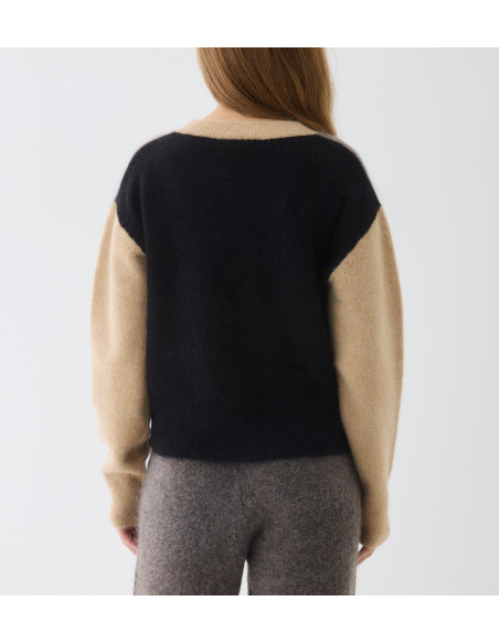 MAJESTIC FILATURES Pull multicolore en Alpaga