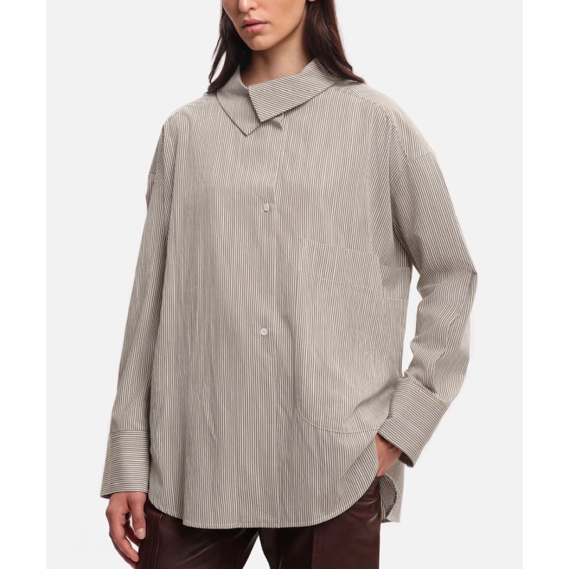 MARGAUX LONNBERG Chemise FINLAY Green Stripes