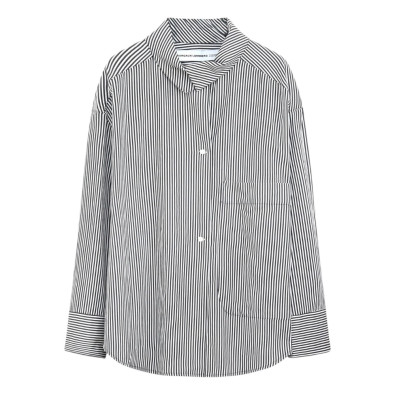 MARGAUX LONNBERG Chemise FINLAY Grey Stripes