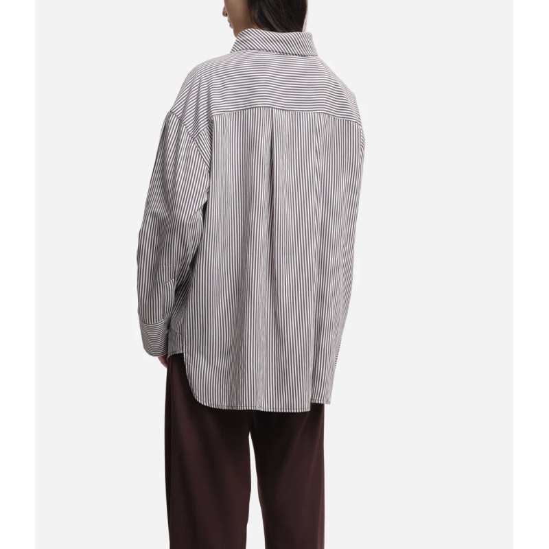 MARGAUX LONNBERG Chemise FINLAY Grey Stripes