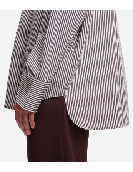 MARGAUX LONNBERG Chemise FINLAY Grey Stripes
