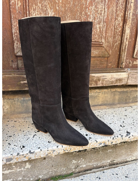 forte_forte bottes en daim