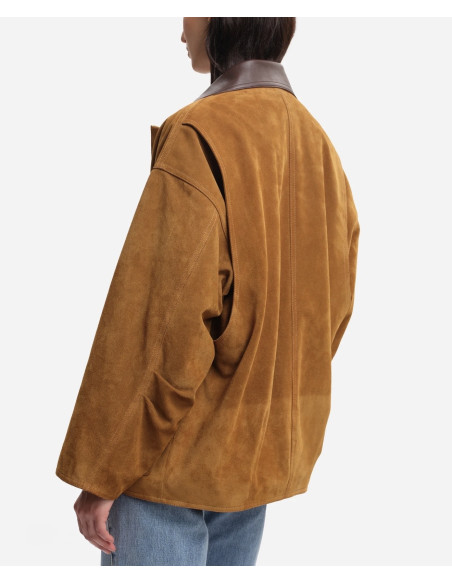 MARGAUX LONNBERG Blouson ASPEN Cognac