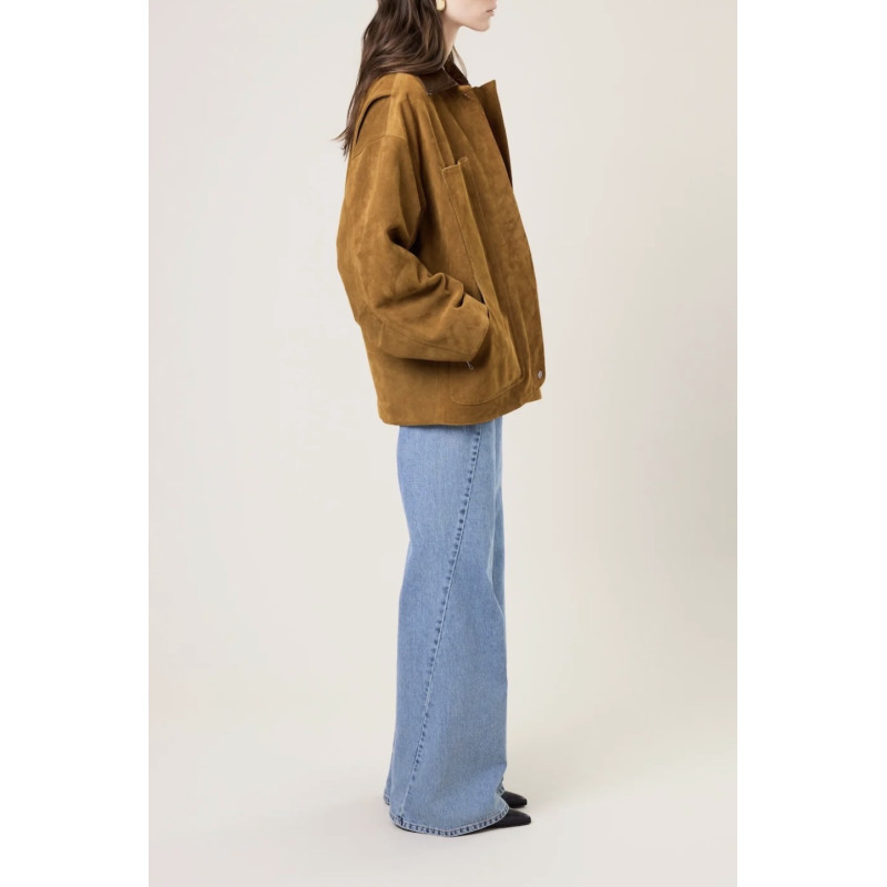 MARGAUX LONNBERG Blouson ASPEN Cognac