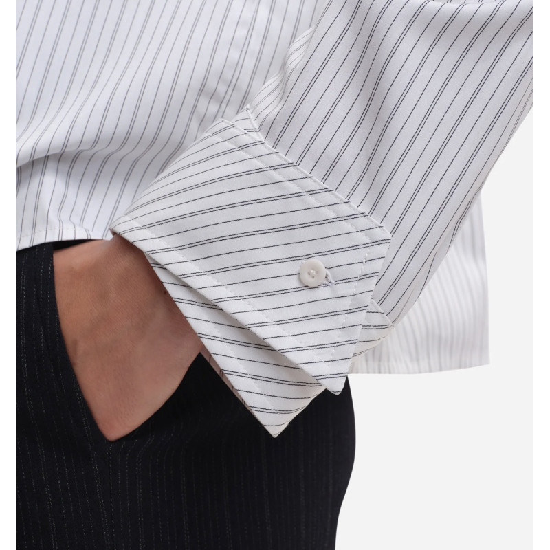MARGAUX LONNBERG Chemise JONAS Black Stripes