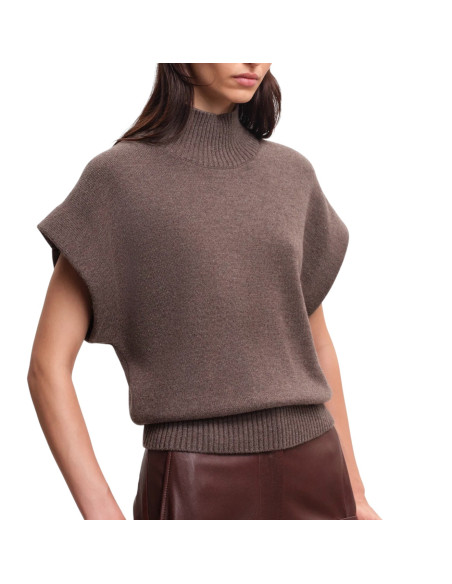 MARGAUX LONNBERG Pull ANNIKA Brown