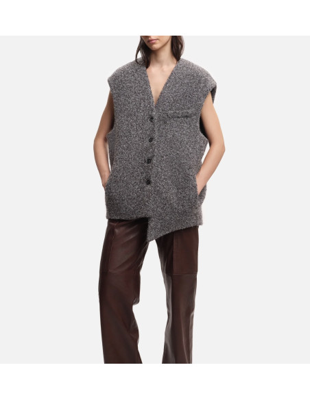 MARGAUX LONNBERG Gilet WALLIS Grey
