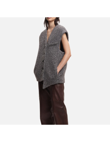 MARGAUX LONNBERG Gilet WALLIS Grey