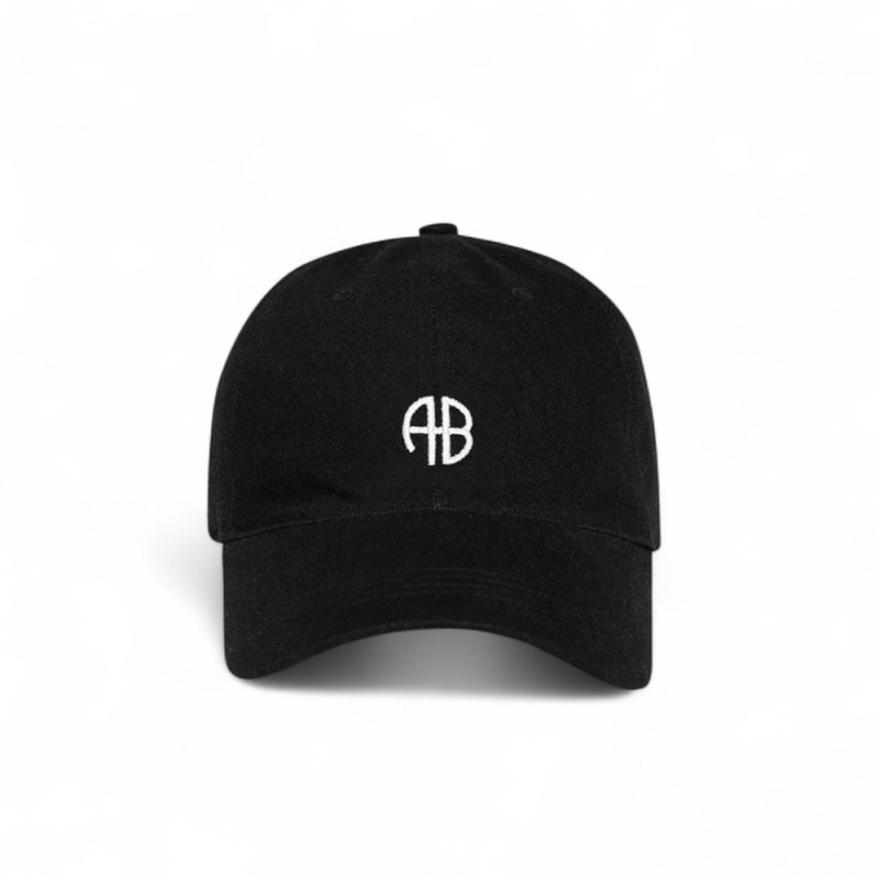 ANINE BING Casquette JEREMY Black Denim