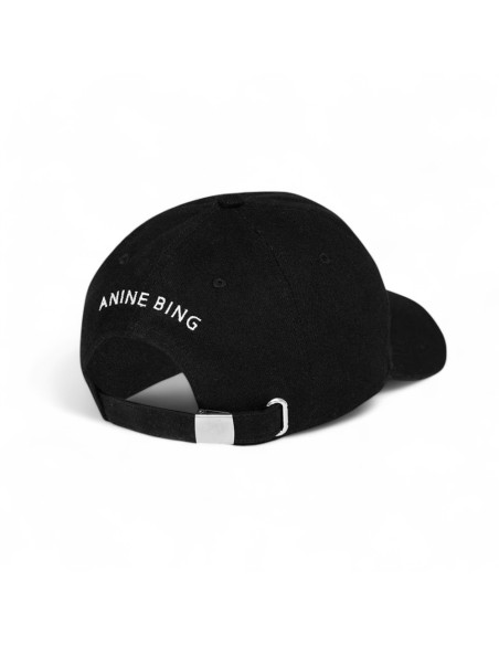 ANINE BING Casquette JEREMY Black Denim