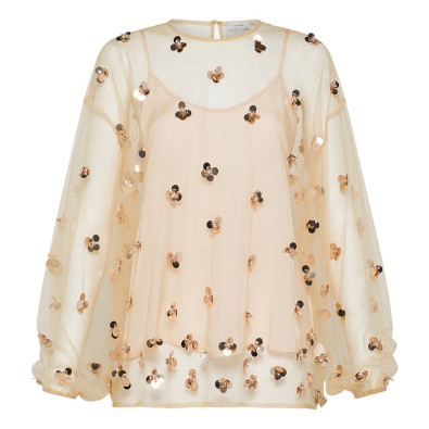 forte_forte Blouse brodée "petites étoiles"
