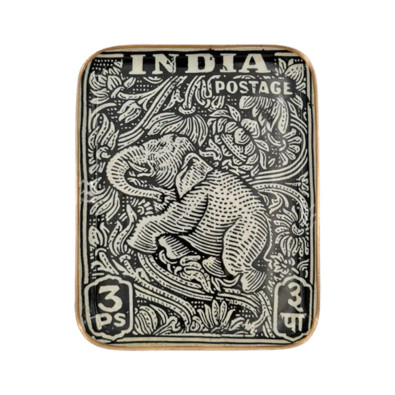 BONCŒURS demi plateau INDIA POSTAGE