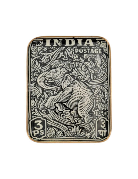 BONCŒURS demi plateau INDIA POSTAGE