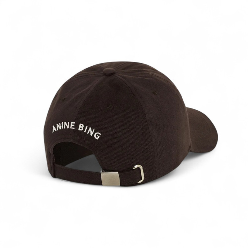 ANINE BING Casquette JEREMY Deep Brown