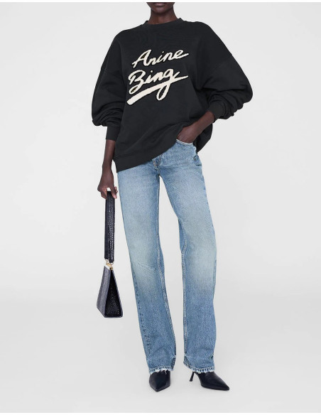 ANINE BING Sweatshirt MILES Chenille Signature