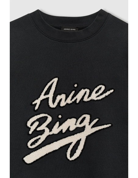 ANINE BING Sweatshirt MILES Chenille Signature