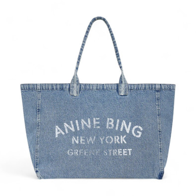 ANINE BING Sac LEO DENIM TOTE