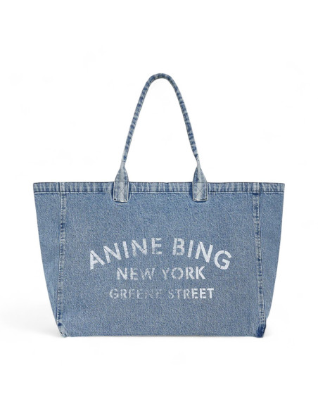 ANINE BING Sac LEO DENIM TOTE