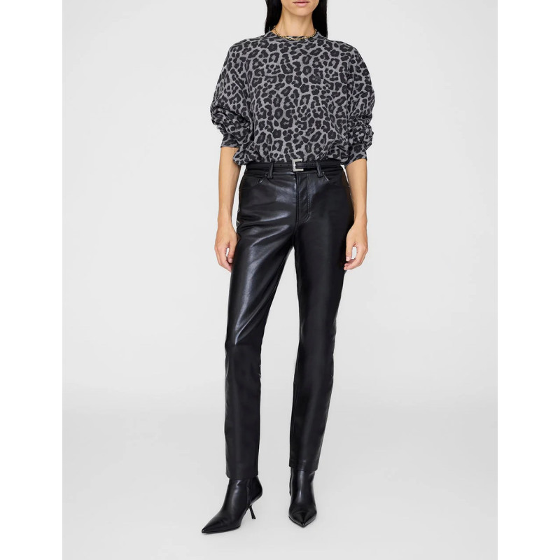 ANINE BING Sweatshirt MILES Grey Leopard