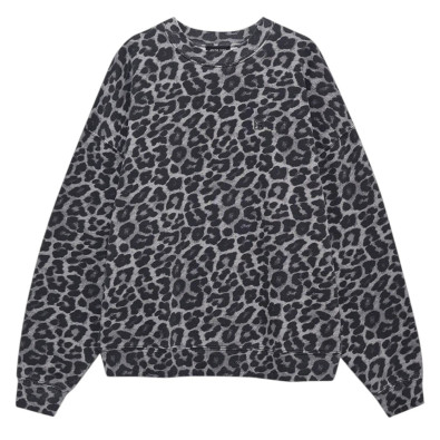ANINE BING Sweatshirt MILES Grey Leopard