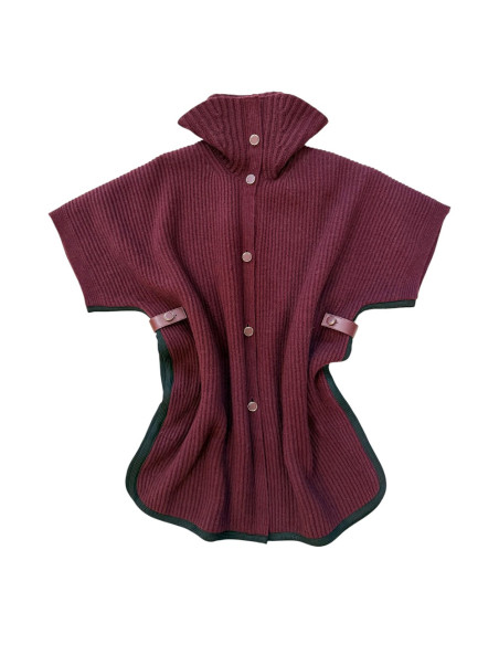 forte_forte Poncho Laine et Cachemire