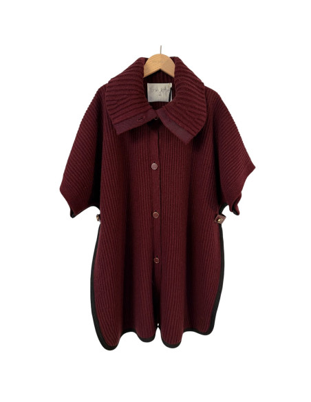 forte_forte Poncho Laine et Cachemire