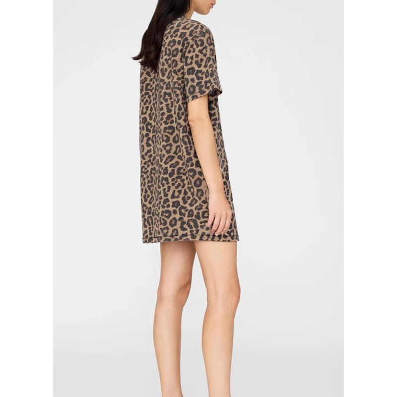 ANINE BING robe t-Shirt BETH Léopard