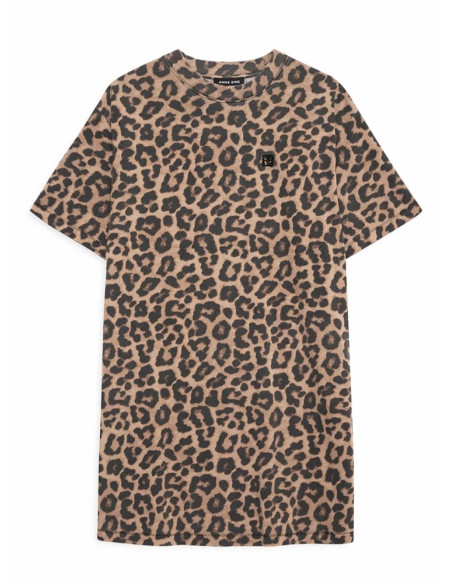 ANINE BING robe t-Shirt BETH Léopard