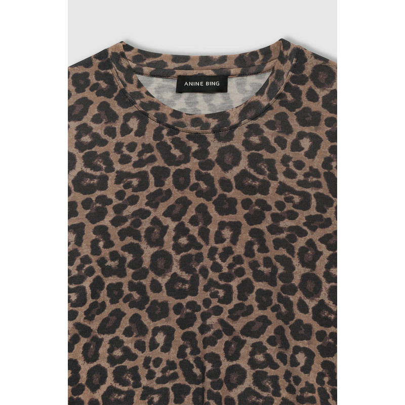 ANINE BING T-Shirt SYLVIE Leopard