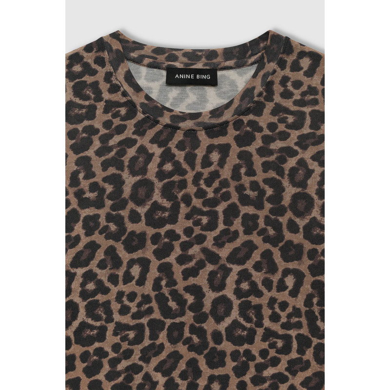 ANINE BING T-Shirt SYLVIE Leopard