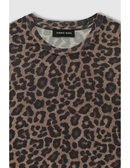 ANINE BING T-Shirt SYLVIE Leopard