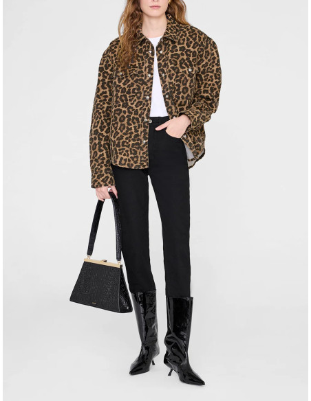 ANINE BING Chemise PAXTON Leopard