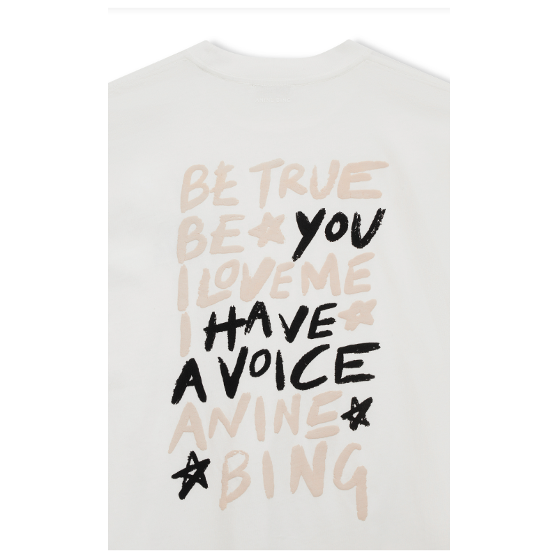 ANINE BING T-Shirt WALKER Empowerment