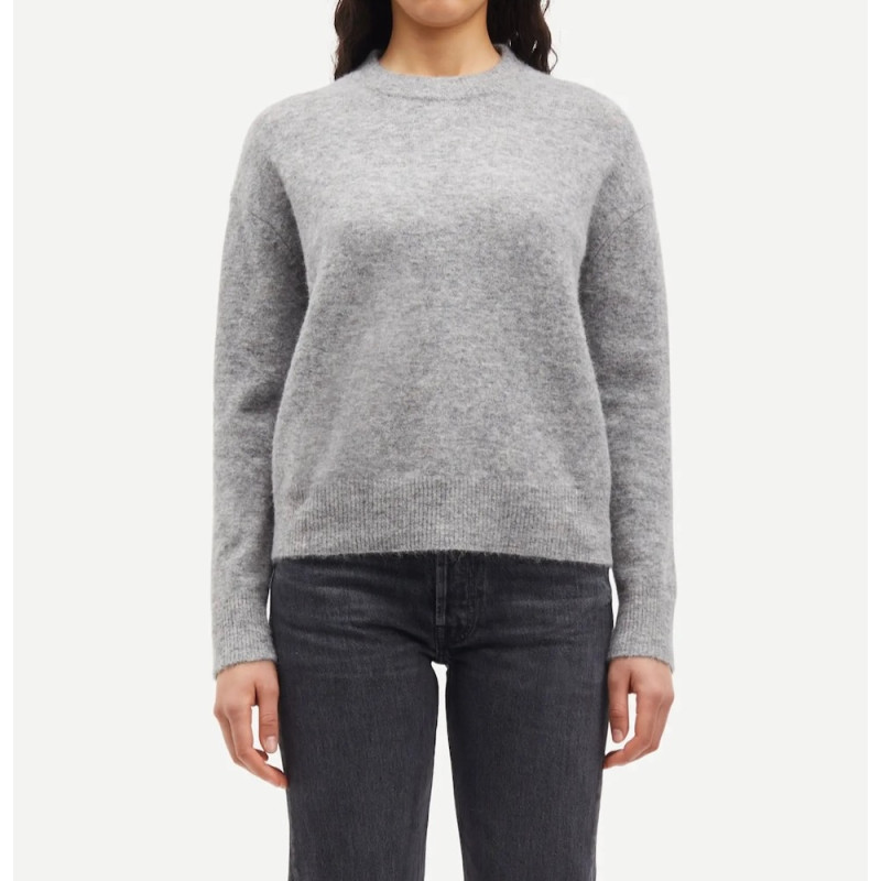 SAMSOE SAMSOE pull ANOUR O-N grey