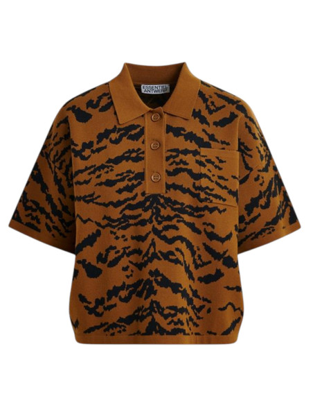 ESSENTIEL ANTWERP Polo INTARSIA