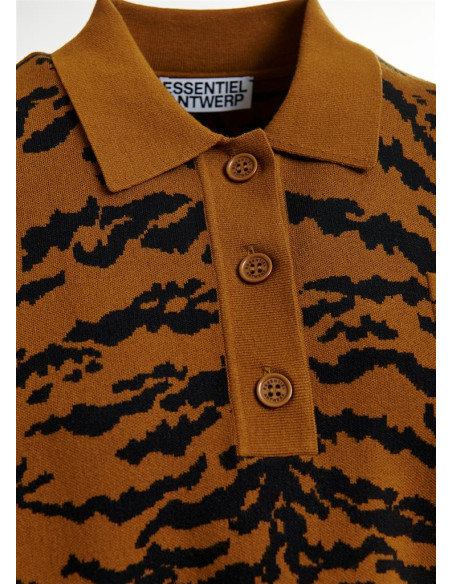 ESSENTIEL ANTWERP Polo INTARSIA