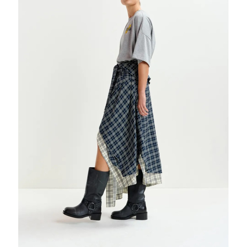 ESSENTIEL ANTWERP Jupe chemise IXCHEL