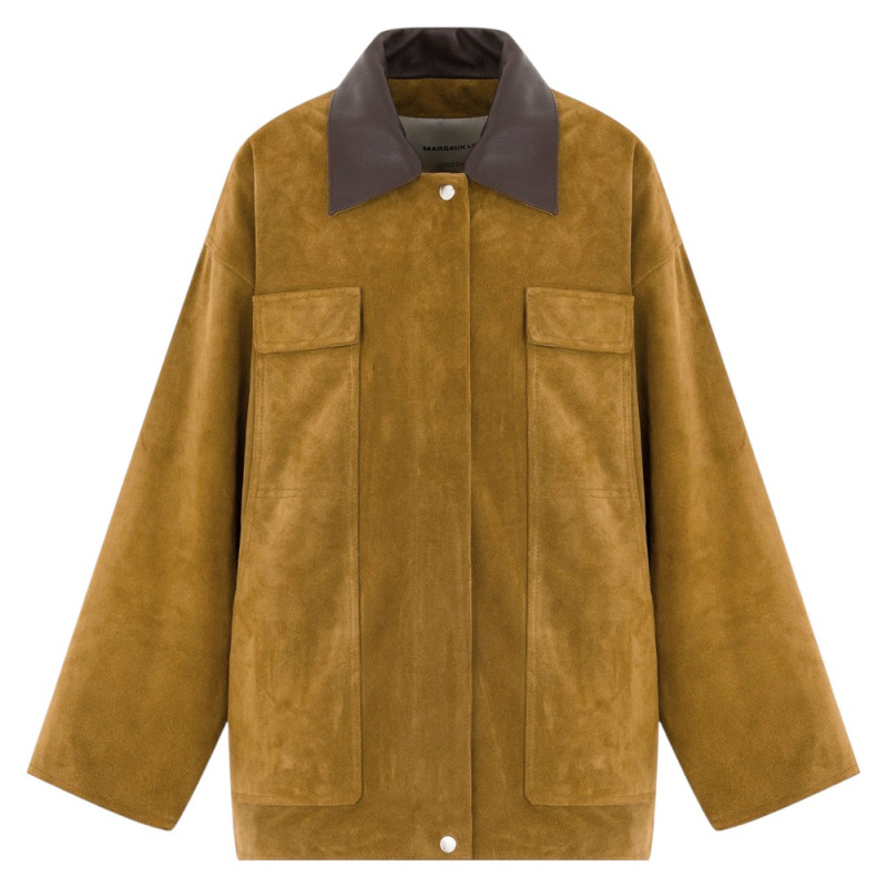 MARGAUX LONNBERG Blouson ASPEN Cognac