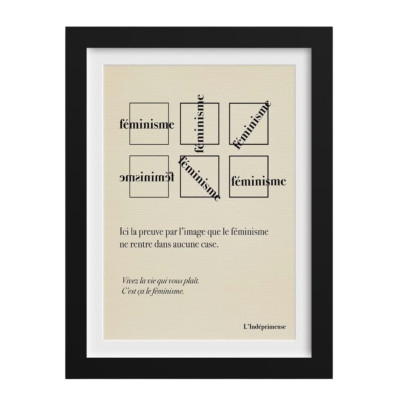L'INDÉPRIMEUSE Affiche LE FEMINISME