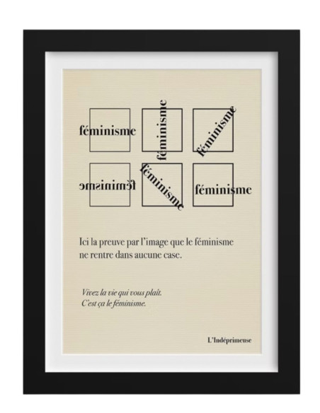 L'INDÉPRIMEUSE Affiche LE FEMINISME