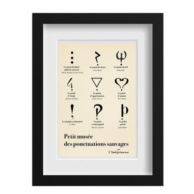 L'INDÉPRIMEUSE Affiche LA PONCTUATION