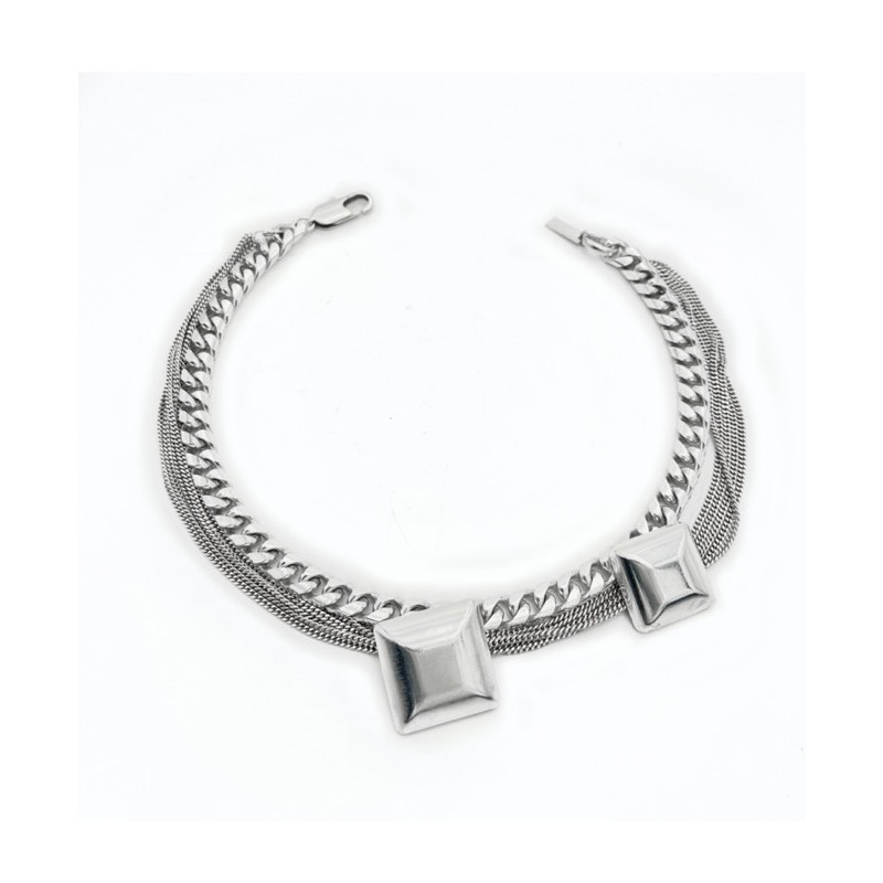 PERRINE TAVERNITI Collier ALIGRE argent