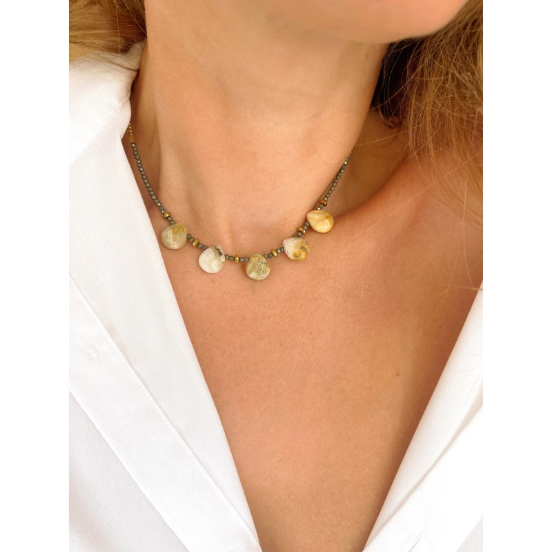 MAISON 91 Collier OLIVIA Agate