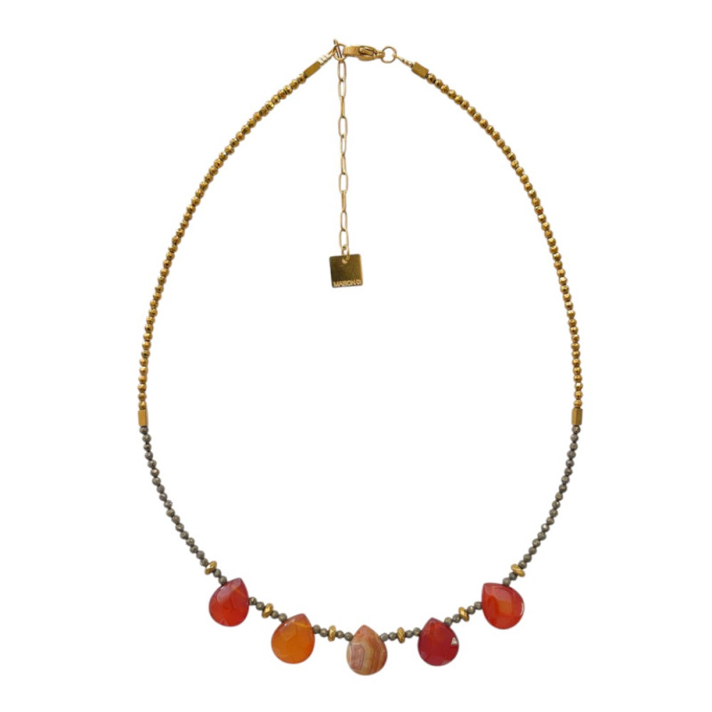 MAISON 91 Collier OLIVIA Cornaline